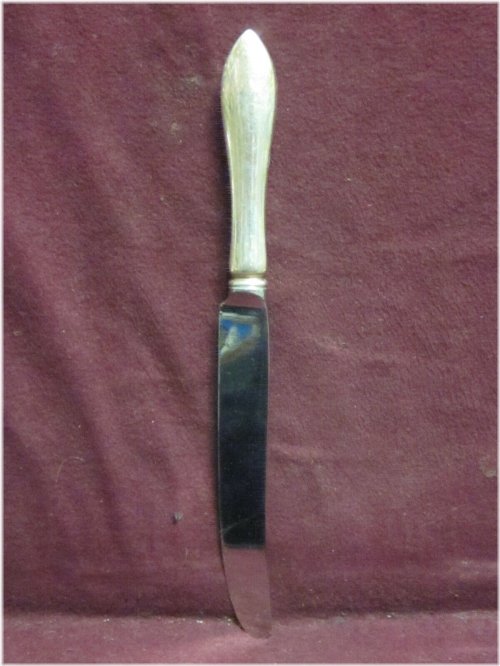 Antique French Pointed Silver Knife by Reed & Barton