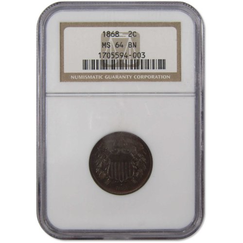 Copper Shielded Two Cent Coin