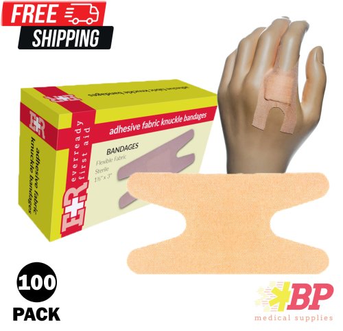 Flexible Knuckle Care Bandages - 100 Pack