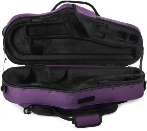 Purple Contoured Case for Alto Saxophone by Protec MAX