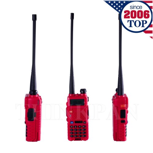 Red Dual-Band Two-Way Radio