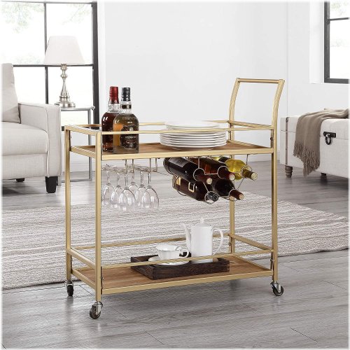 Wine & Wheels Serving Cart