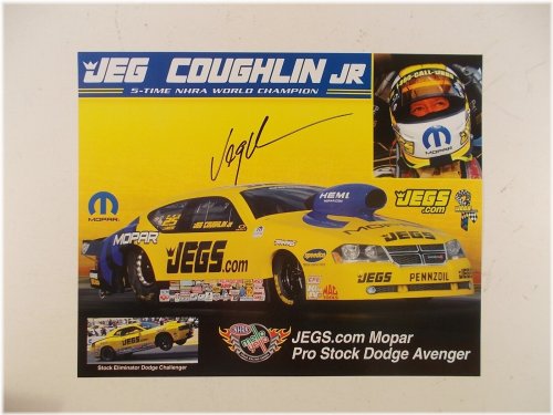 NHRA Pro Stock Hero Card Autographed by Jeg Coughlin Jr