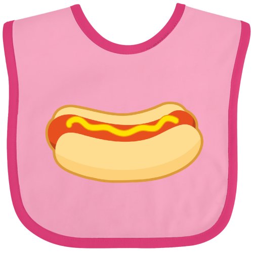 Hot Dog Fun Bib & Burp Cloth Set