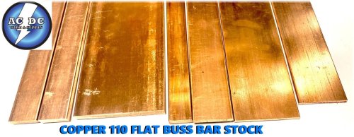 Copper Flat Bar Stock - Customizable Sizes Available