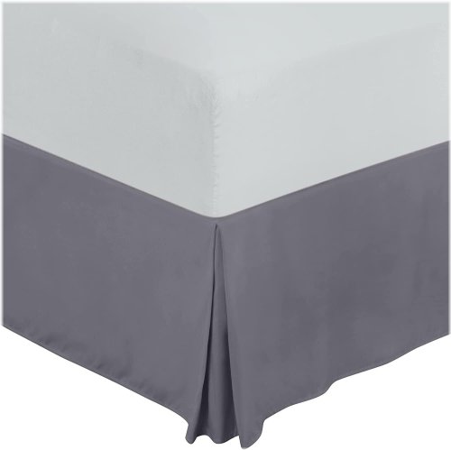 Pristine Pleated Bed Skirt - Elevate Your Bedding Game with this Hotel Quality Dust Ruffle