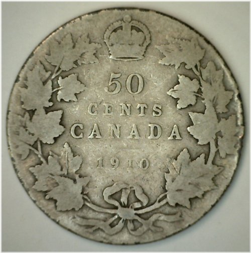 Vintage Canadian Half Dollar