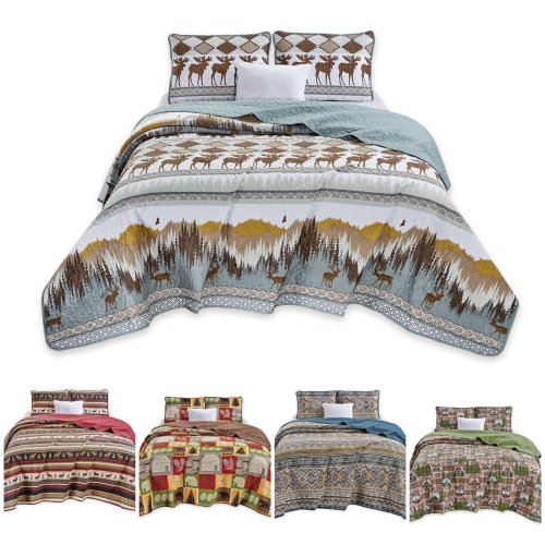 Southwestern Lodge Coverlet Set