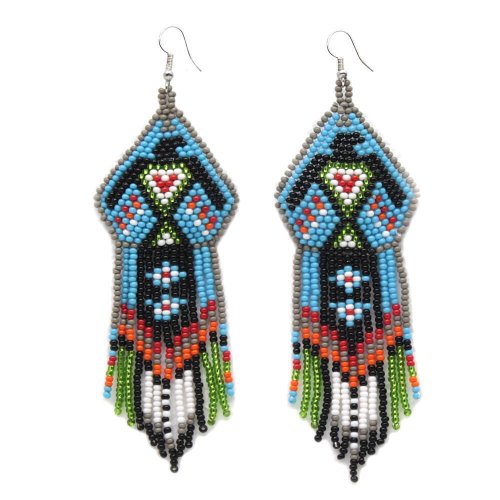 Midnight Sky Eagle Hook Earrings