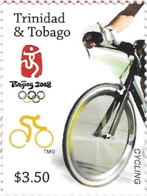 T&T Olympic Cycling Stamp - SG1137 MNH 2008