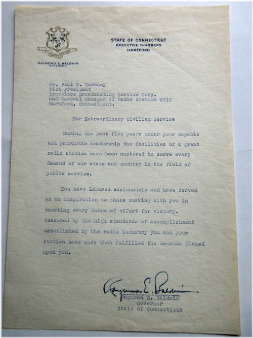 Connecticut Political History Signature