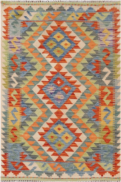 Southwestern Nomad Wool Kilim Rug