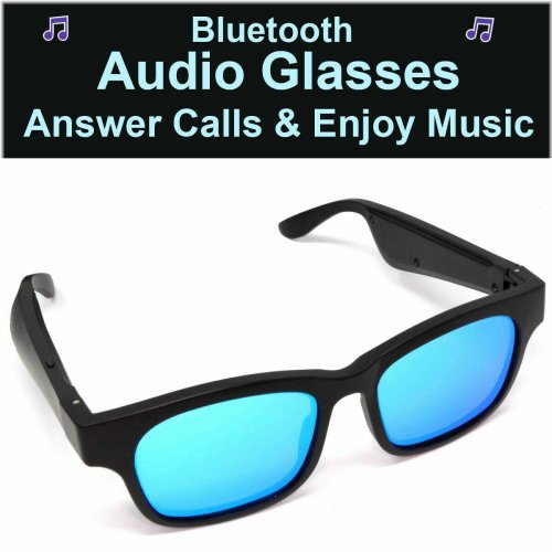 Polarized Bluetooth Sunglasses with Stereo Speakers and Earphones