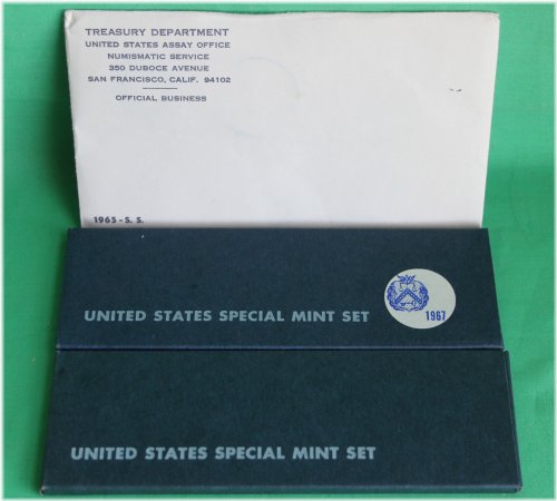 Silver SMS Mint Set Collection - 1965 to 1967