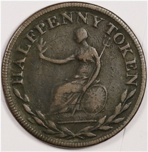 Wellington Half Penny Token (1813) - Canada's Historical Currency