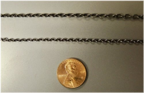 Miniature Gunmetal Chain Set