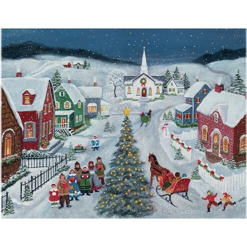 Starry Night Holiday Greeting Cards