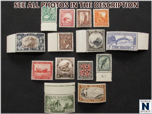 New Zealand 1935 Pictorial Issue Mint Set