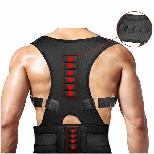 Magnetic Posture Support Belt for Improved Back and Shoulder Alignment