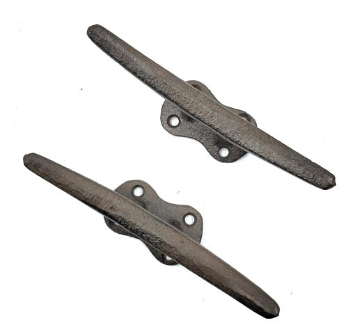 Rustic Iron Boat Cleats Set