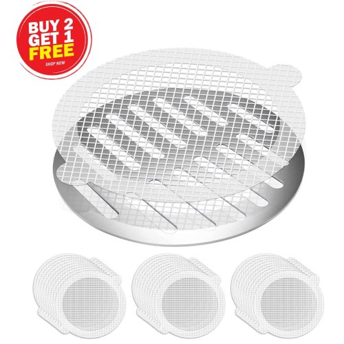 Shower Hair Catcher Mesh Sticker Drain Guards