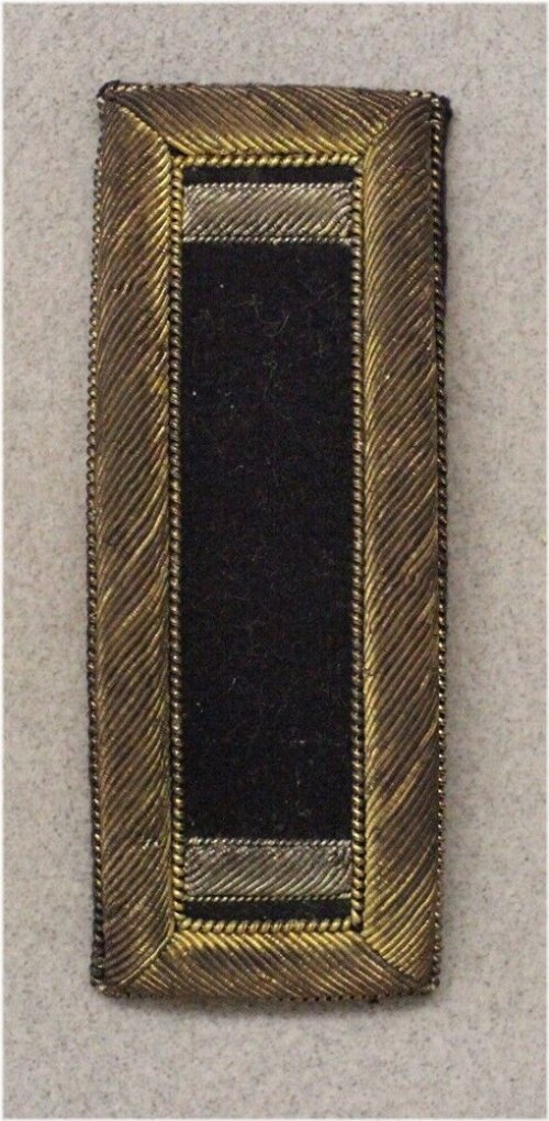 Vintage Military Officer Shoulder Straps - 1st Lieutenant, Chaplain/Staff c.1912