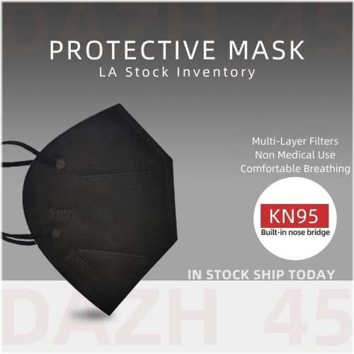 Black RespiraShield Face Mask