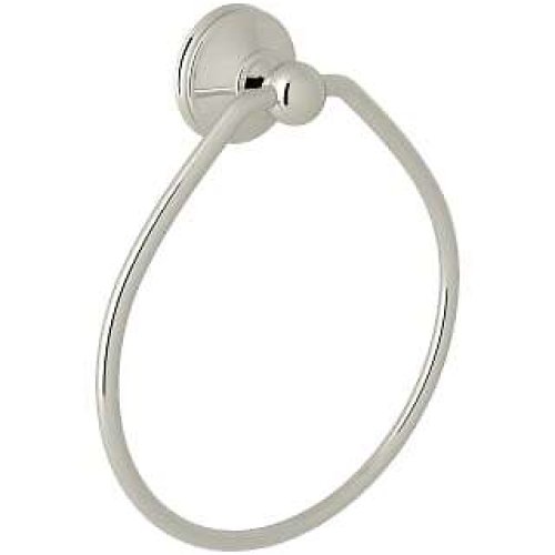 Polished Nickel Towel Ring Set
