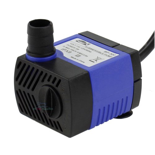 HydroFlow 80 Submersible Water Pump for Aquariums and Hydroponics