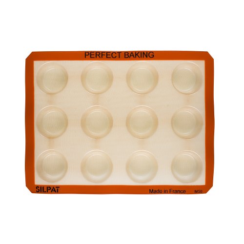 BakeEase 12-Cavity Silicone Muffin Mold
