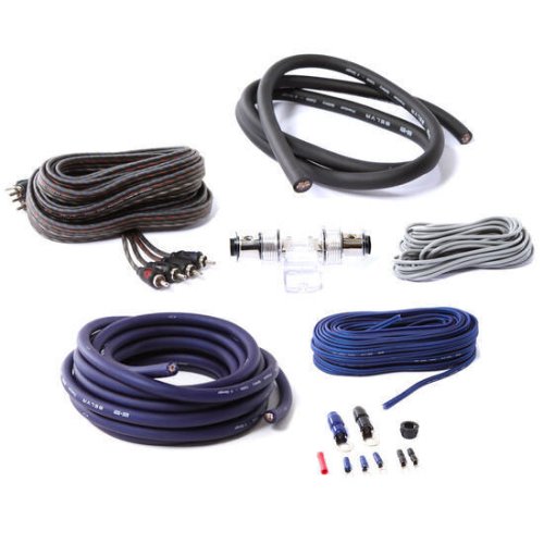 Sound Surge 4-Gauge Amplifier Installation Kit with 4-Channel RCA