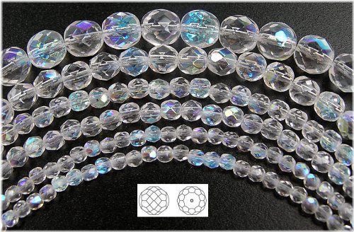 Sparkling Crystal Aurora Borealis Beads