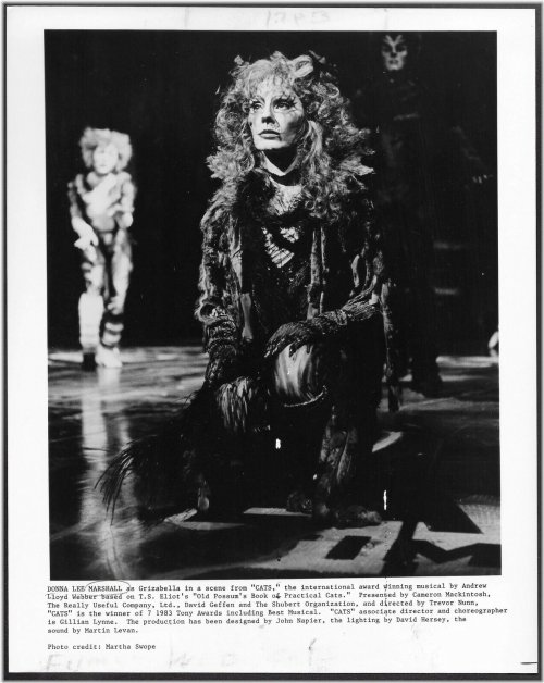 Martha Swope's Portrait of Donna Lee Marshall in Cats (1987)