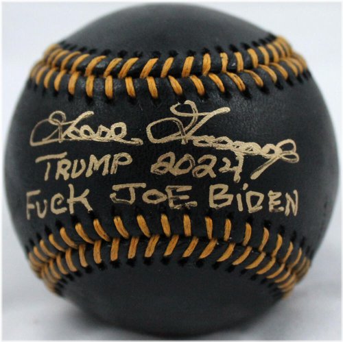 Goose Gossage Signature Rawlings Black OML Baseball with Dual Inscriptions