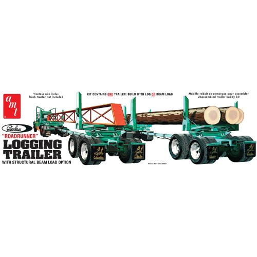 Peerless Logging Semi Trailer Model Kit