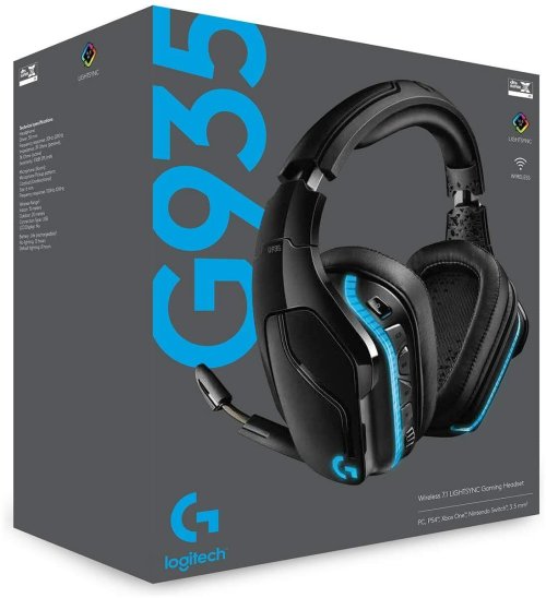 Logitech Surround Wireless Headset with RGB Lighting