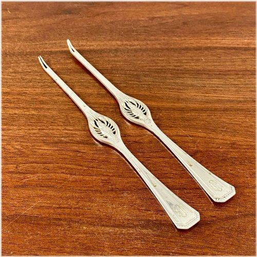 Silver Lobster Picks by M. H. Wilkens & Sohne