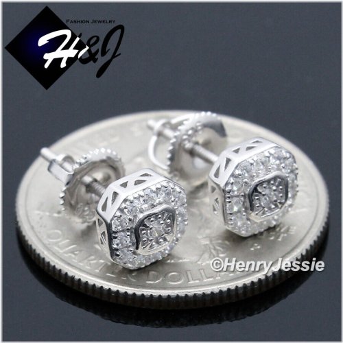 Icy Square Stud Earring