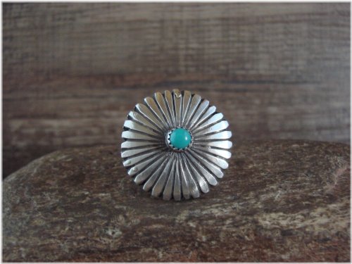 Southwest Turquoise Concho Ring