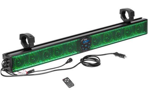 Marine Sound Bar with Bluetooth and LED Lights