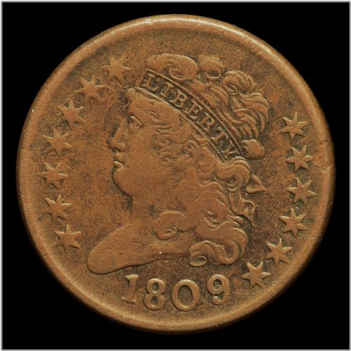 Vintage Classic Head Half Cent - Inverted 9 Variety