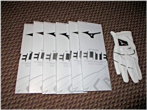 Golf Glove Bundle: Mizuno Elite ML Right (6-Pack)