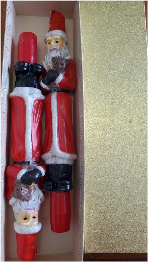 Vintage Holiday Taper Candles