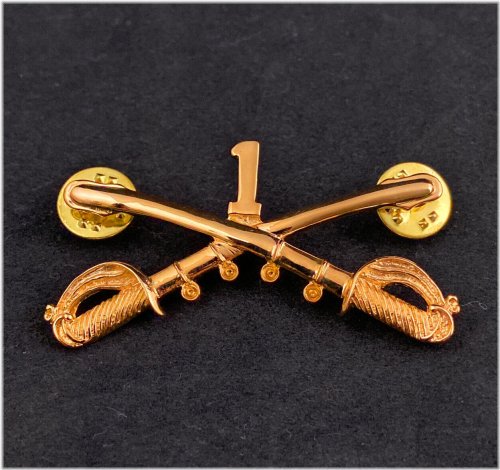Golden Saber Cavalry Hat Pin