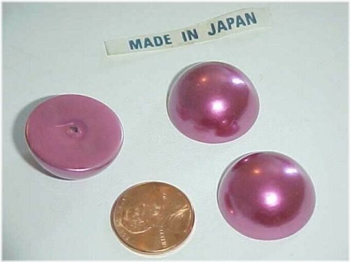 Cranberry Japanese Round Cabochons