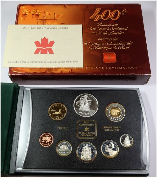 400th Anniversary French Settlement Silver Coin Set