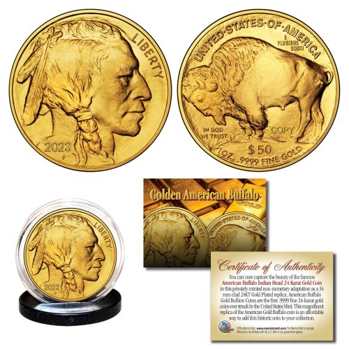 Golden Tribute Coin - American Buffalo