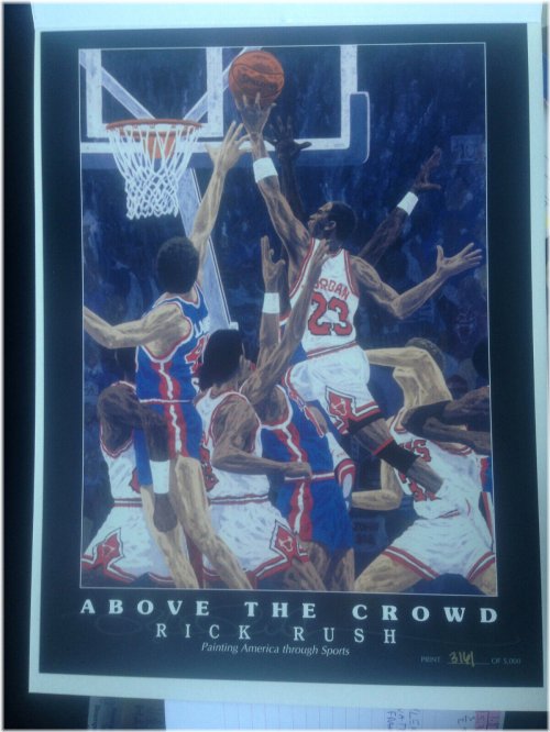 Legendary Airness Lithograph by Rick Rush