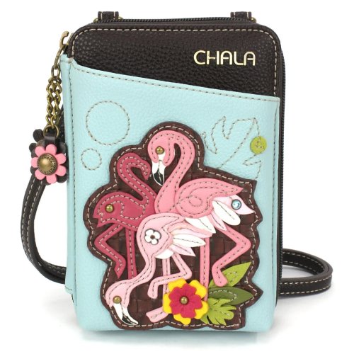 Pink Flamingo Crossbody Wallet