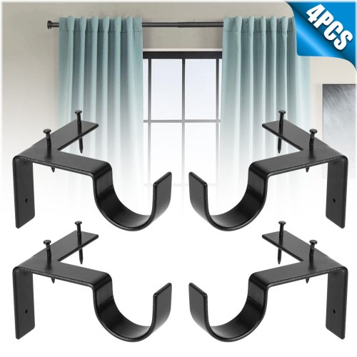 SecureHold Curtain Rod Brackets